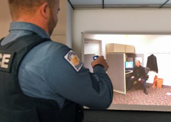 SU Police Department Unveils Cutting-Edge Police Training Simulator For Campus Safety