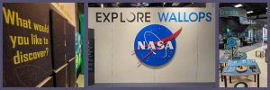 NASA explore wallops sign