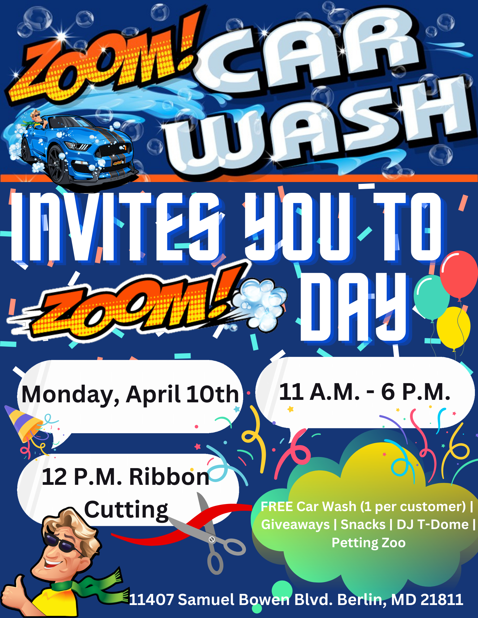 Zoom Car Wash Berlin Grand Opening April 10, 2023 SBJ