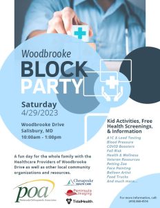 Woodbrooke Block Party April 2023
