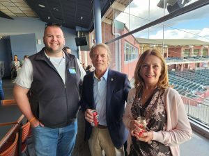 L-R Ricky Pollitt with John and Laurie Cannon (1)