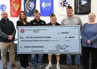 Delmar Memorial VFW Donates to Wor-Wic