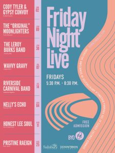 Friday Night Live Salisbury Schedule