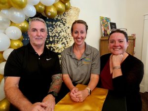 City of Salisbury, L-R, Tom Stevenson, Laura Soper and Jessie Turner