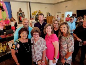 Hebron Savings Bank Team, Front L-R Teresa Smith, Dawne Rayne, Amy Isaccs, Ashley Clevenger. Back, L-R, Brian Gottschalk, David Engelhardt, Jennifer Poulsen