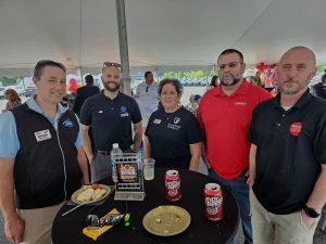 L-R Brian Nelson Andrew Helton Sharon Hurley Rob Fuller and Joe Bean