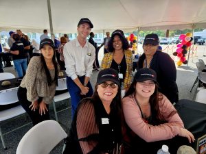 Group of people with Pohanka hats on