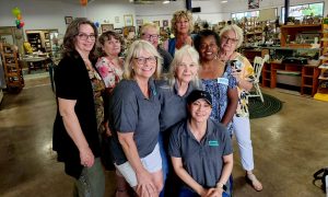 Silvia and Marlene and some of the ladies that have booths in this fabulous store