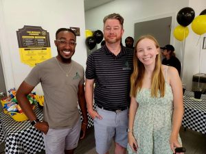 L-R D'Shawn Doughty, Corey Boerner and Kayla Harrison