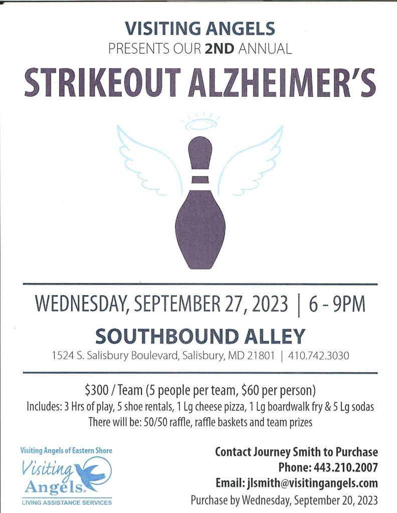 Visiting Angels Presents 2nd Annual Strikeout Alzheimer's Fundraiser 2023