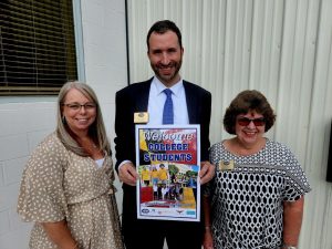 Michelle Bramble, David Engelhardt, Dawn Rayne of Hebron Savings Bank