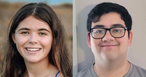 headshots of male and female students