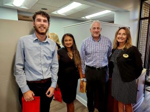 L-R Benjamin Smith, Reena Patel, Joe Gast, Stephanie Rider