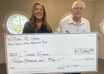 The Macky & Pam Stansell House of Coastal Hospice Receives $13,000 Donation
