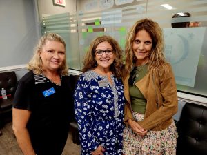 Group of three women at the Avery Hall Business After Hours