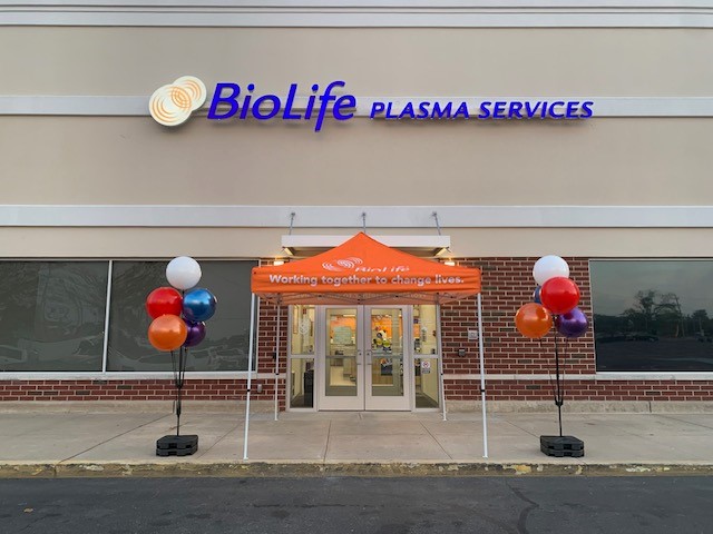 Biolife Plasma Services Opens Plasma Donation Center In Salisbury Sbj