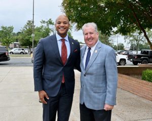 governor wes moore with bill chambers