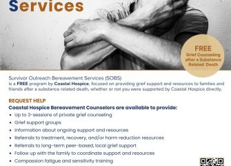 Coastal Hospice Announces Survivor Outreach Bereavement Services (SOBS) Program