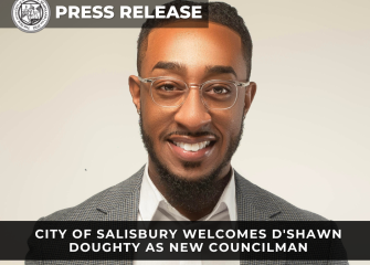 City of Salisbury Welcomes D’Shawn Doughty as New Councilman