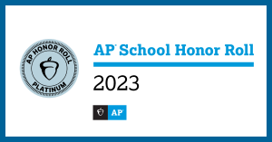 AP Honor Roll Platinum logo for 2023