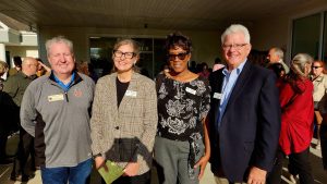 L-R Bill Chambers, Meredith Girard, Juanita Sutton and Tim Abeska