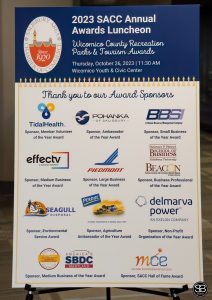 2023 SACC Annual Rewards Luncheon Sponsors Poster