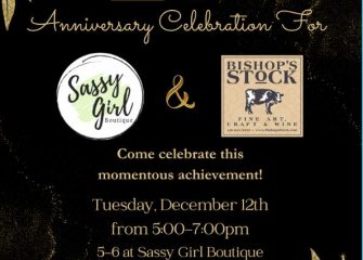 Sassy Girl Boutique and Bishop’s Stock Fine Art, Craft & Wine’s 20th Anniversary!