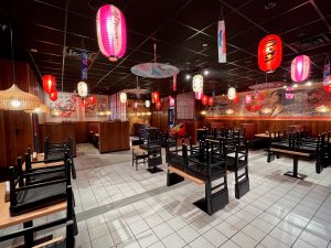 Interior of the Fuji Ramen House in Salisbury, MD