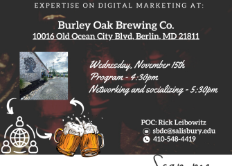 Burley Oak to Host Pub Talk “Drive Traffic to Your Website”