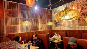 Interior of the Fuji Ramen House in Salisbury, MD