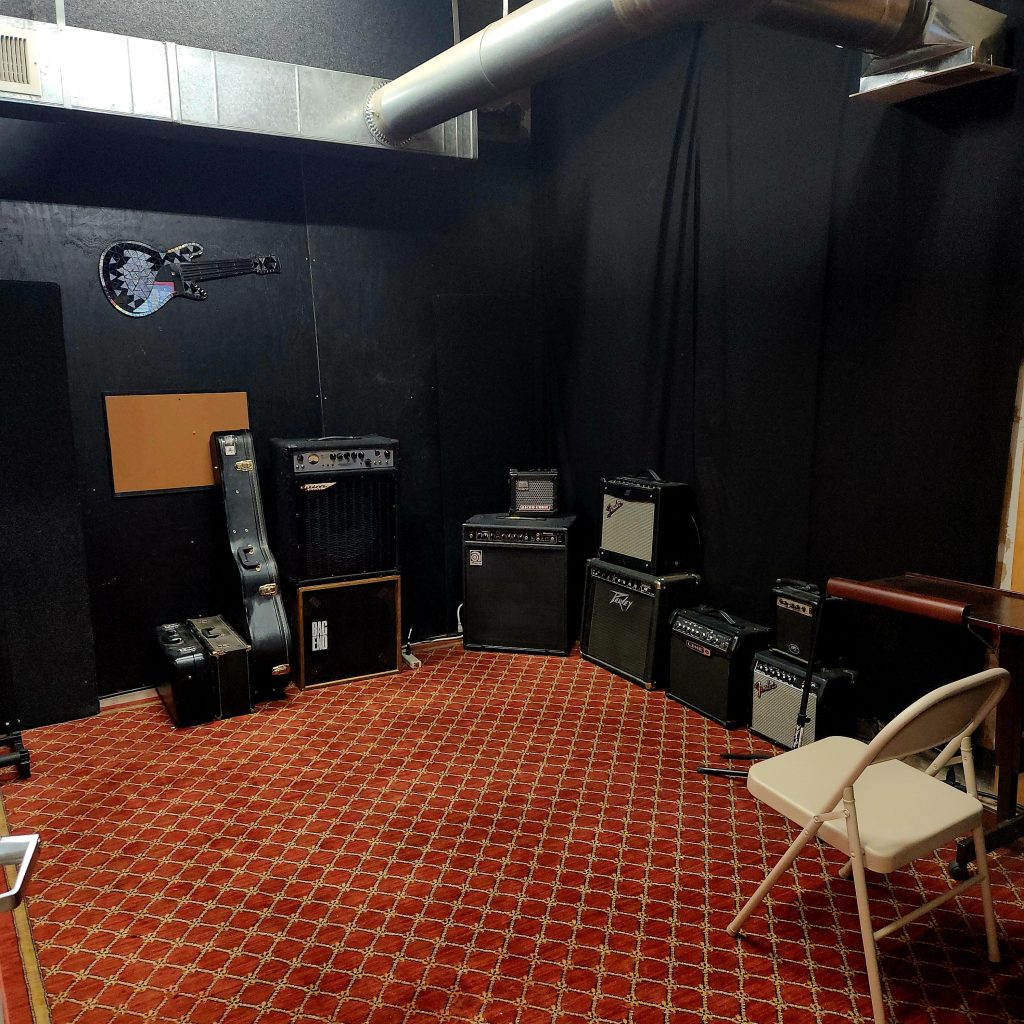 Interior of AMP Studio in Salisbury, MD