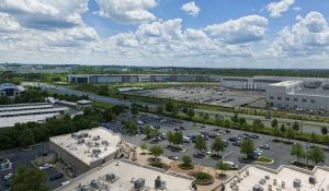 Aerial view of Ashburn, Virginia