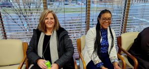 Two girls at the Eastern Shore Primary Care & Wellness ribbon cutting event