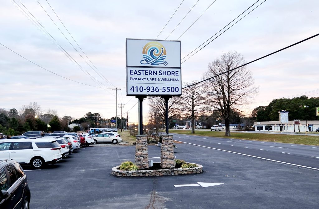 Exerior of the Eastern Shore Primary Care & Wellness