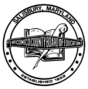 Wicomico County Board of Education Meeting black and white logo