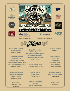 13th Annual Snow Hill Oyster Roast