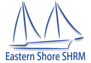 Eastern Shore SHRM logo with two sail boats