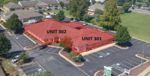 Aerial view of building bought by SVN Miller