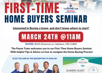 The Payne Team RE/MAX Advantage Realty Offers First-Time Home Buyers Seminar
