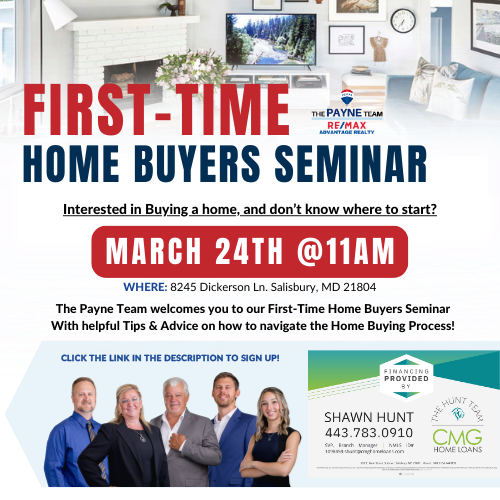 The Payne Team RE/MAX Advantage Realty Offers FirstTime Home Buyers