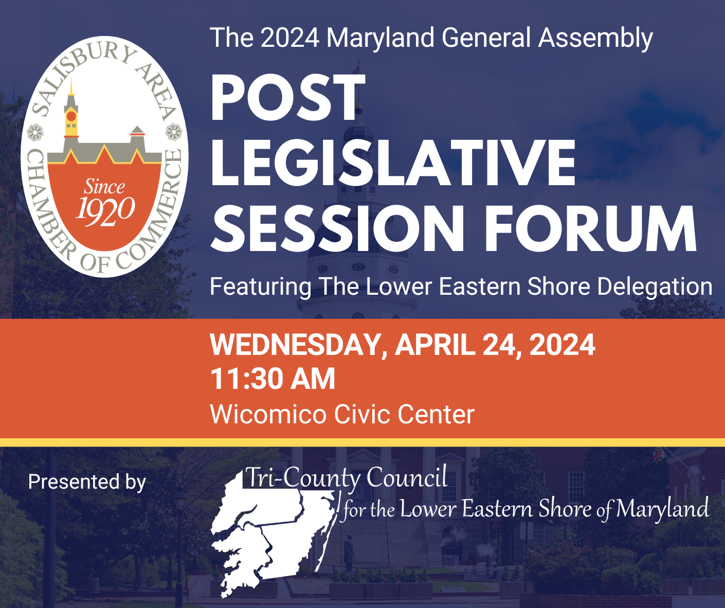 The SACC to Host MD General Assembly Post Legislative Session Forum SBJ