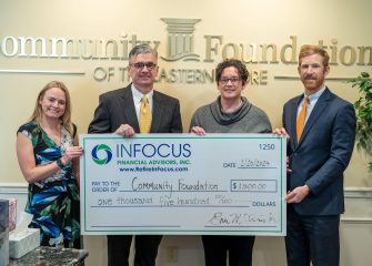 InFocus Financial Advisors Demonstrates Commitment to Community  with $1,500 Donation to Community Foundation of the Eastern Shore
