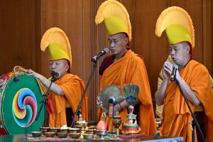 Three Tibetan Monks at Salisbury University