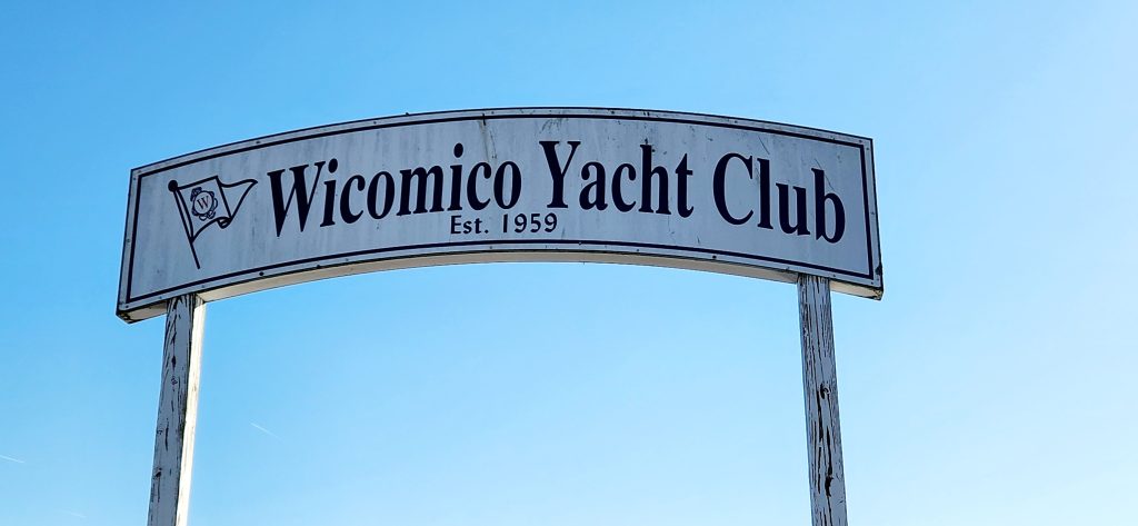Wicomico Yacht club sign