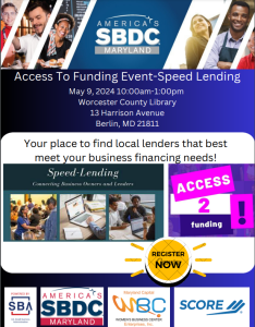 Speed Lending Event flyer