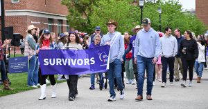 Group of people walking for Relay for Life