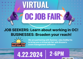 Find Your Perfect Job at the Greater Ocean City Chamber of Commerce Virtual Job Fair
