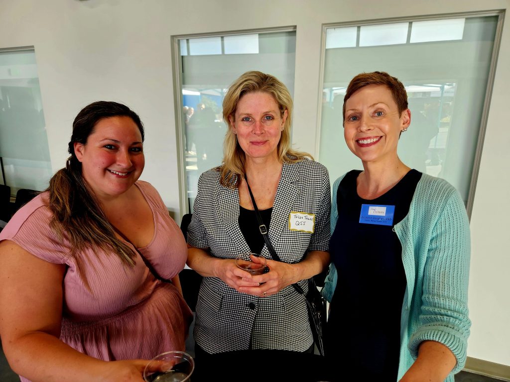 3 women at a Chamber Event