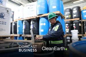 Clean Earth Comcast Business campaign