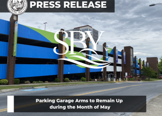Parking Garage Arms to Remain Up during the Month of May
